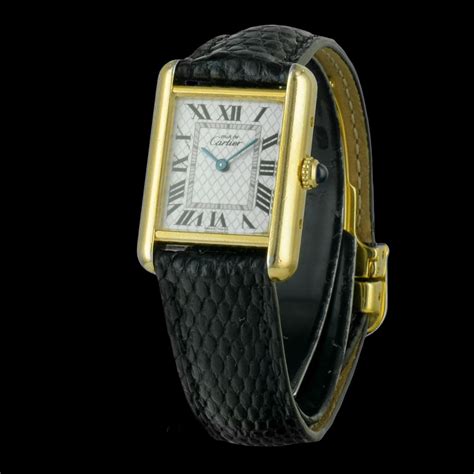 orologgio cartier vermeil 590003|Cartier Tank Vermeil Must de Cartier 590003 Like New Rare .